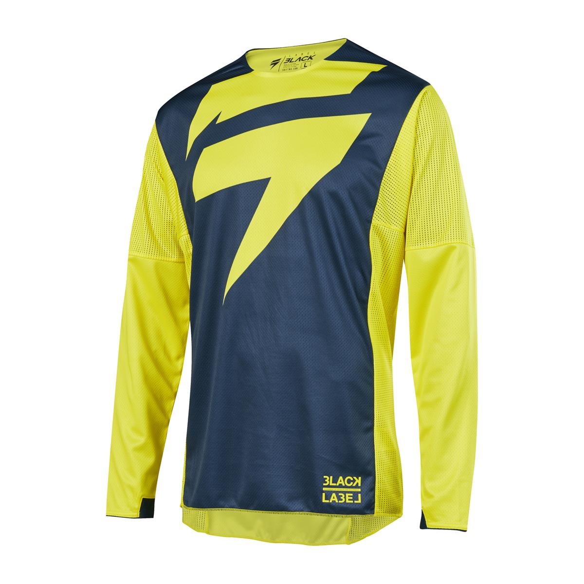 Shift Maillot MX 3lack Label Mainline Yellow/Navy