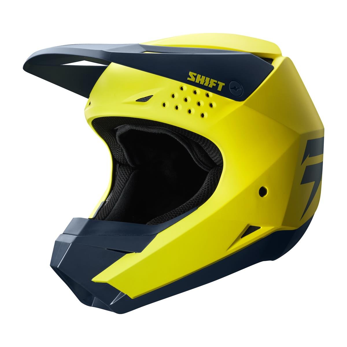 Shift MX Helmet Whit3 Label Yellow/Navy