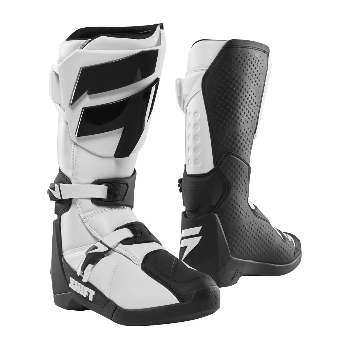 Shift MX Boots Whit3 Label White/Black