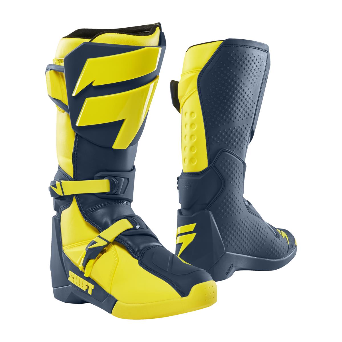 Shift MX Boots Whit3 Label Yellow/Navy