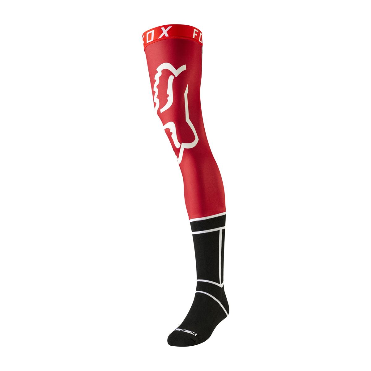 Fox Socken Knee Brace Flame Red