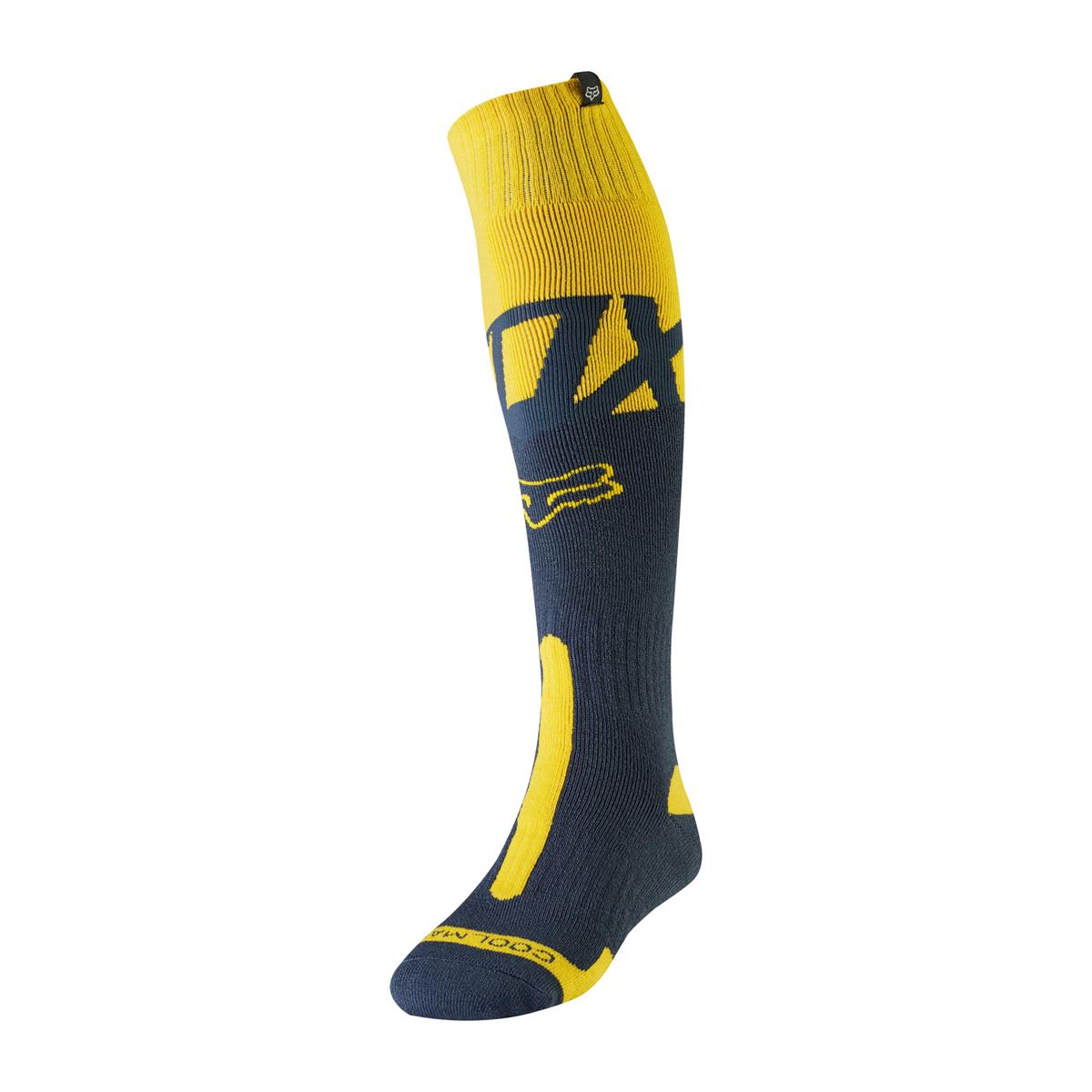 Fox Socks Coolmax Thin Kila - Navy/Yellow
