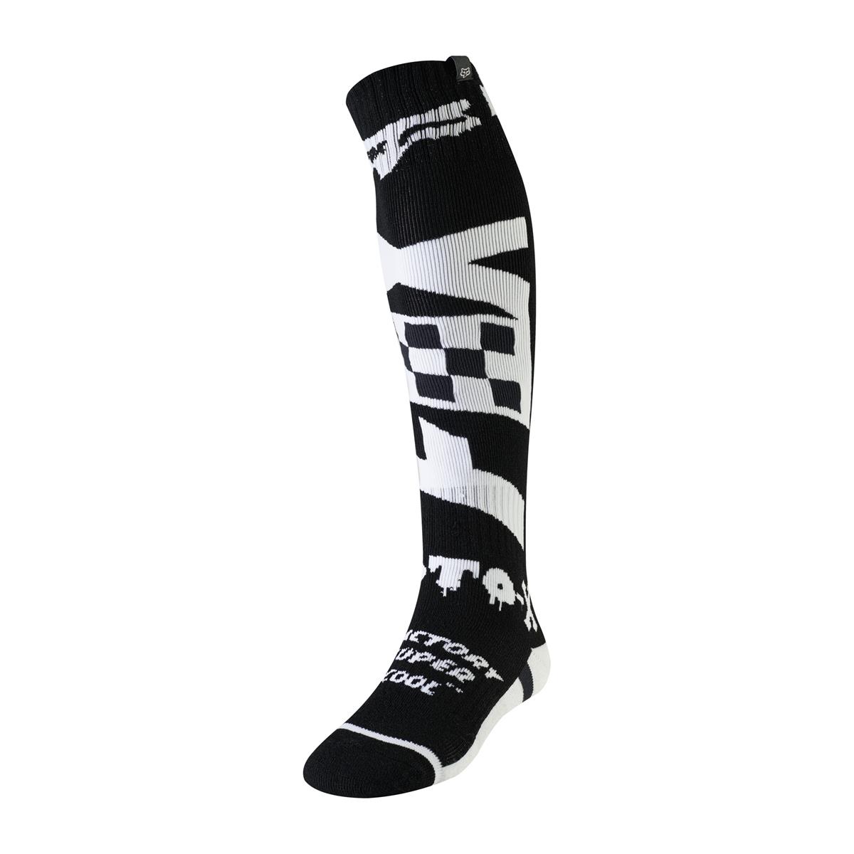 Fox Socken Fri Thin Czar - Schwarz/Weiß