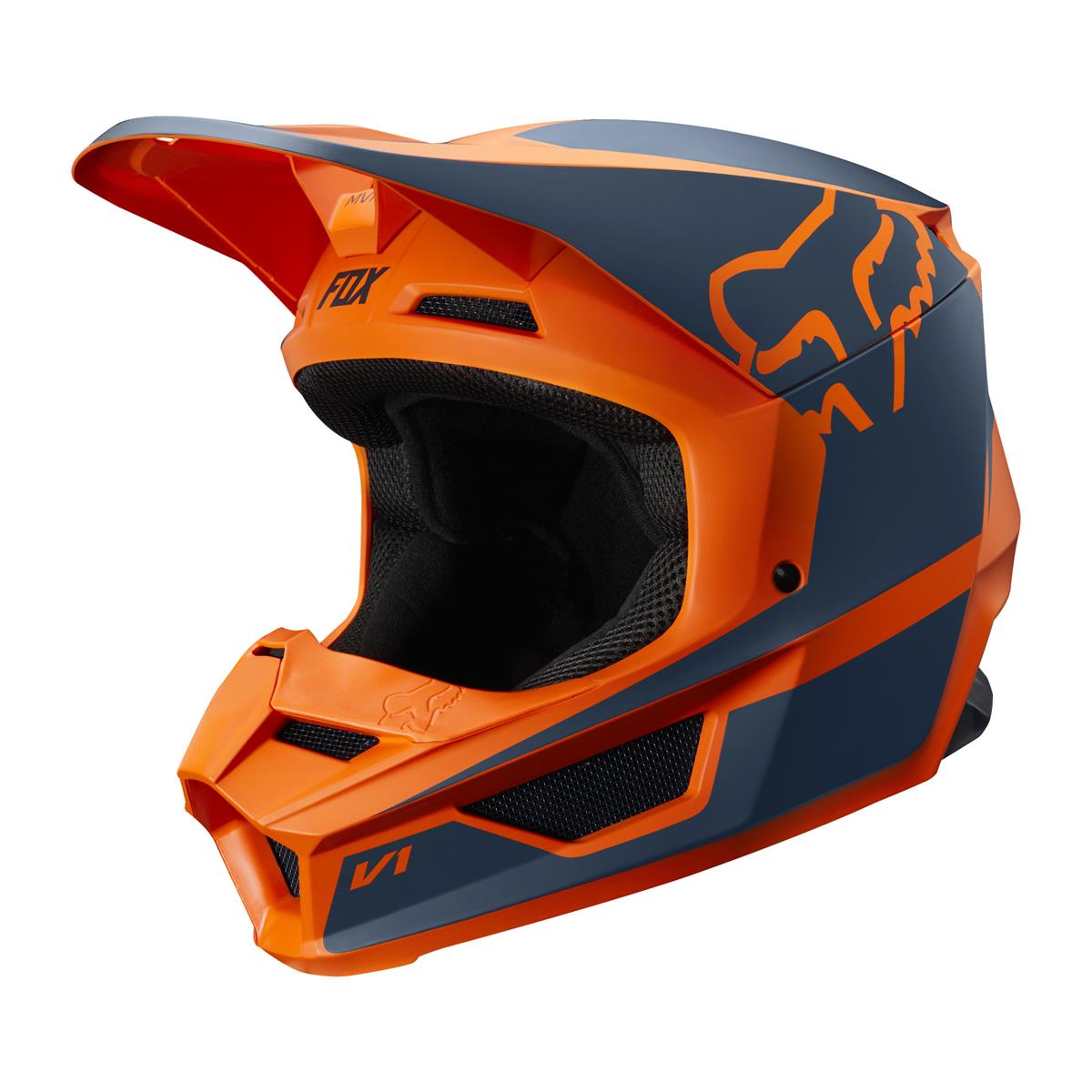 Fox Kids Helm V1 Przm - Orange