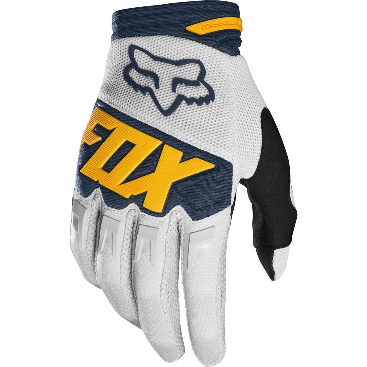 Fox Kids Gloves Dirtpaw Race Light Grey