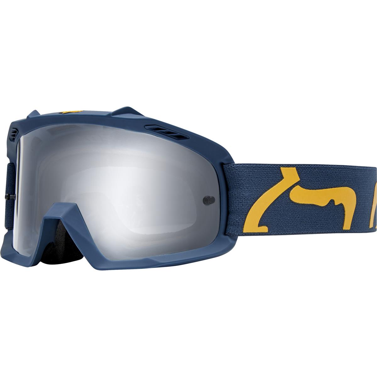 Fox Enfant Masque Airspace Race Navy/Yellow - Grey