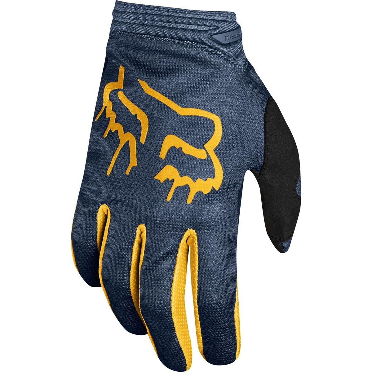 Fox Girls Gloves Dirtpaw Mata Navy/Yellow