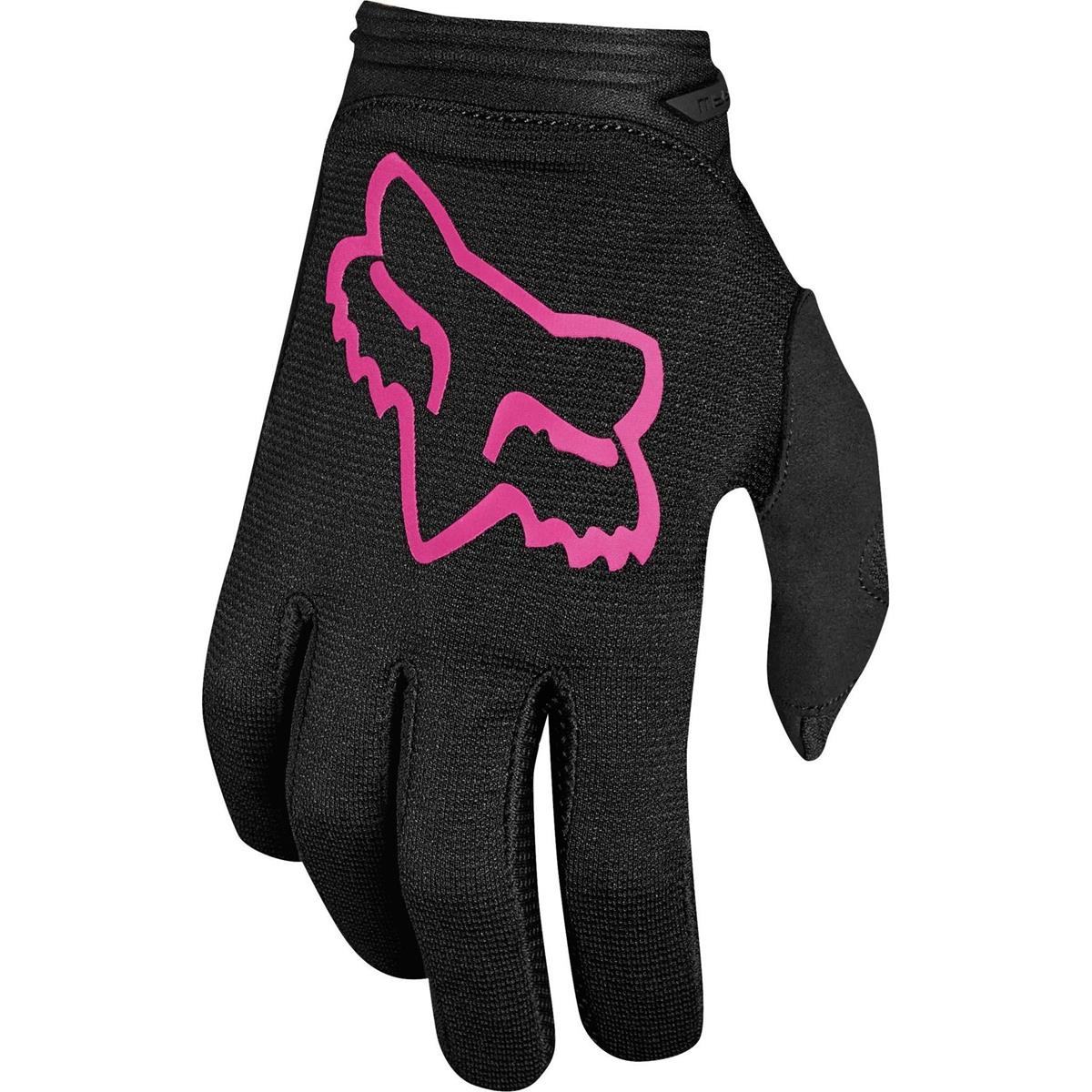 Fox Girls Handschuhe Dirtpaw Mata Schwarz/Pink