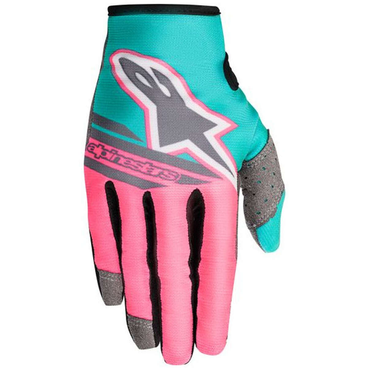 Alpinestars Gloves Radar Flight Limited Edition AngelLimited Edition Indy Vice - Grey/Pink/Turquoise