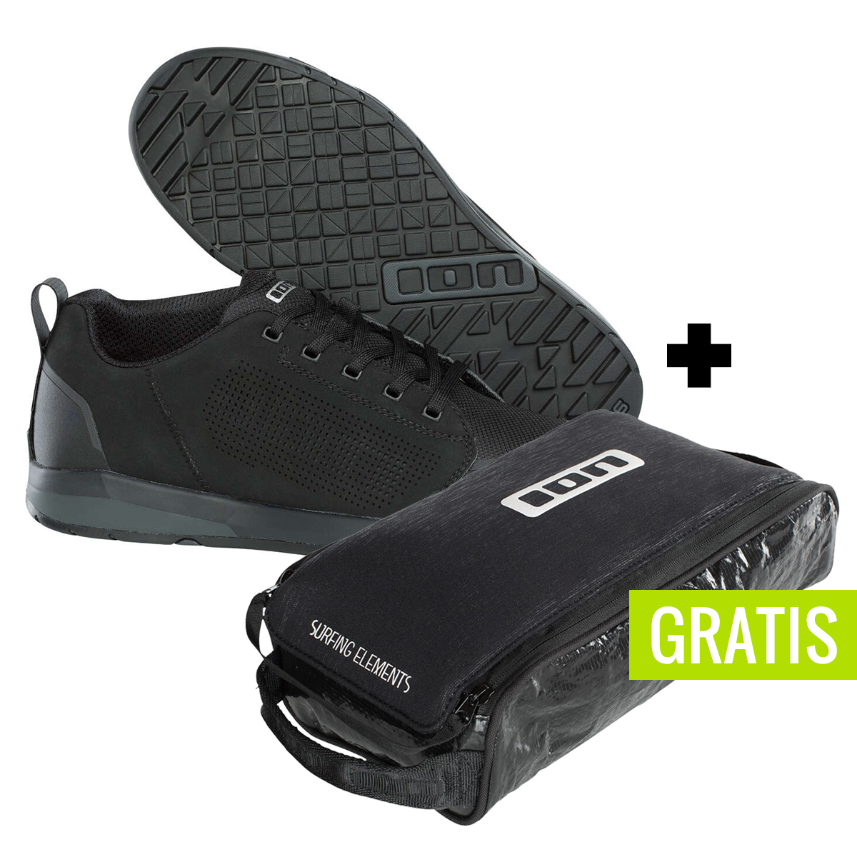 ION Chaussures VTT Raid_Amp Black + free shoe bag