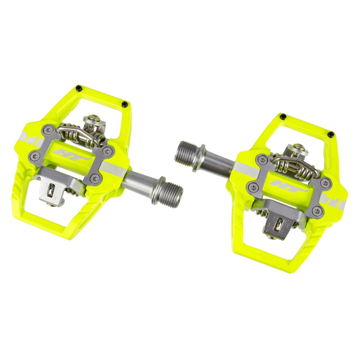 HT Components Clipless Pedals T1 Neon Yellow